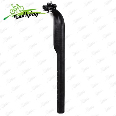 3K weave 31.6mm diameter bike parts seatposts 420 length matte or glossy finishing carbon bike seatpost